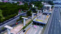 LRT Jabodebek ini ditargetkan beroperasi pada Mei-Juni 2019 mendatang untuk tahap satu tersebut. Nantinya, LRT Jabodebek akan dilengkapi dengan 16 stasiun yang saling terhubung. Pool/Adhi Karya.