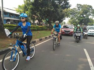 Eits! Jangan Salah Fokus, Begini Gaya Haruka eks JKT 48 Saat Olahraga