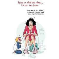 Ketika anak-anak tak bisa membiarkan ibunya bebas. Bahkan hanya untuk buang air di kamar mandi saja, buah hatinya akan selalu mengikuti dan mengganggunya. Foto: Instagram