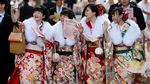 Cantiknya Gadis-gadis Jepang saat Rayakan Hari Kedewasaan
