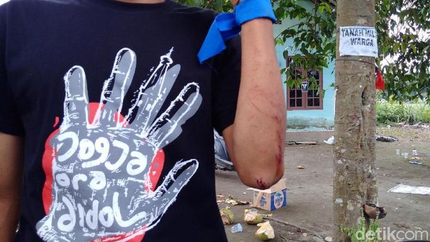 Polisi Amankan 4 Orang Saat Kericuhan Pembebasan Lahan Bandara 