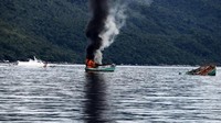 Sayangnya, rencana Susi ini tinggal kenangan lantaran Menteri Koordinator Kemaritiman, Luhut Panjaitan, meminta Susi setop menenggelamkan kapal maling ikan. Luhut meminta kapal-kapal disita saja dan menjadi aset negara. Agung Pambudhy/detikcom.