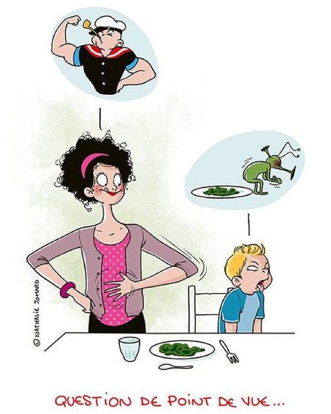 Saat ibu ingin anaknya sehat dan kuat dengan makan sayur, tapi sang anak malah tak suka makan sayur. Foto: Instagram