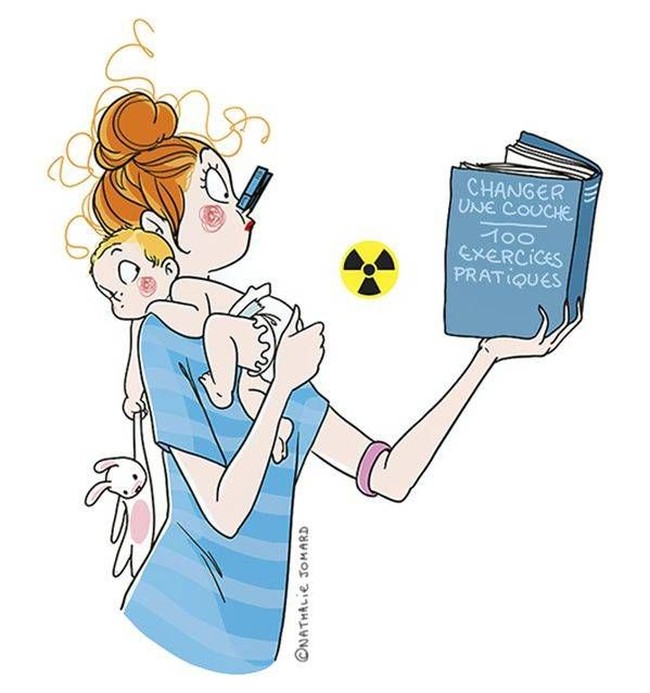 Berusaha mengasuh anak dengan baik dan benar dari ilmu yang didapat sang ibu melalui baca buku Foto: Instagram