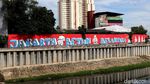 Kerennya Mural di Sepanjang Bantaran Kali Opak
