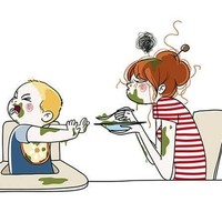 Butuh kesabaran ekstra bagi ibu dalam menyuapi buah hatinya Foto: Instagram