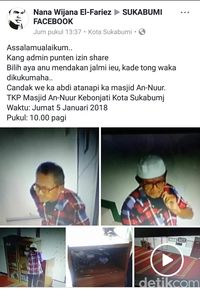 Viral Aksi Pria Gaek Bongkar Kotak Amal di Sukabumi
