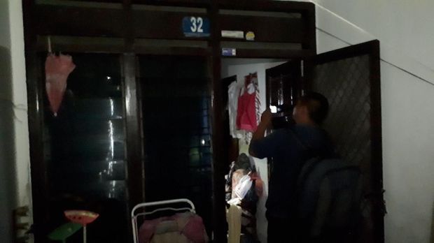 Rumah tempat korban dianiaya ayahnya