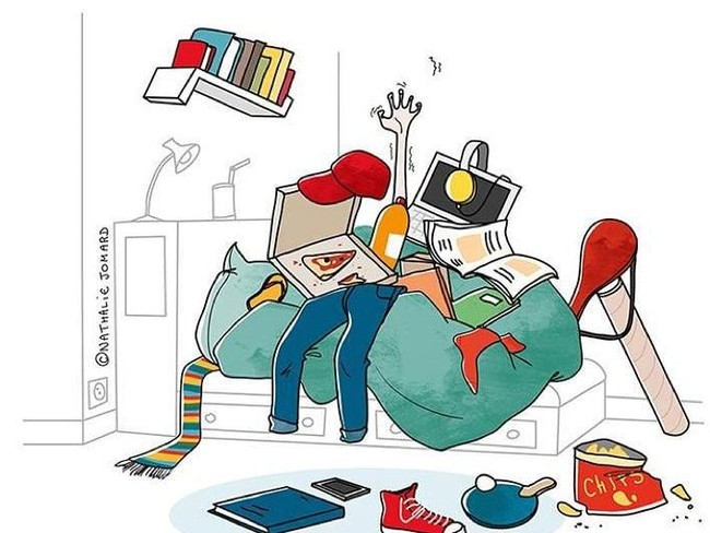 Rasanya ingin menyerah saja saat mengetahui rumah berantakan. Foto: Instagram