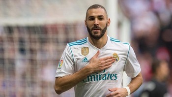12. Karim Benzema - Real Madrid - 21,7 juta follower. Foto: Denis Doyle/Getty Images