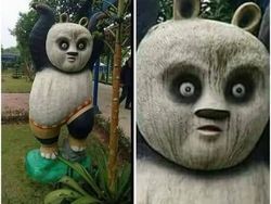 Deretan Patung Kocak yang Bikin Netizen Terpingkal