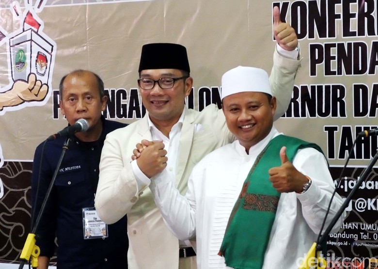 Ridwan Kamil-Uu Optimistis Menang di Kota Bogor Ridwan Kamil-Uu Optimistis Menang di Kota Bogor