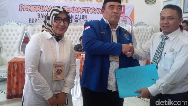 Agus supriadi dan Imas daftar Pilbup Garut