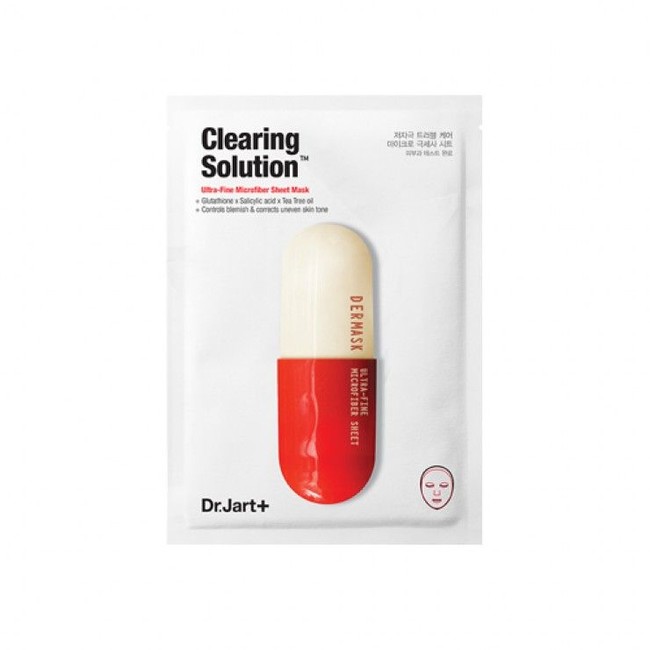 Dr. Jart+ Dermask Micro Jet Clearing SolutionItem itu hadir dengan kandungan glutathione, minyak tea tree, niacinamide, dan salicylic acid yang bisa mengurangi hiperpigmentasi dan minyak berlebih sekaligus mencegah jerawat datang kembali. Dapatkan item ini dengan harga Rp 200 ribuan untuk lima masker.