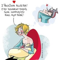 Memberikan ASI pada sang anak ternyata sakit rasanya seperti digigit oleh ikan piranha. Foto: Instagram