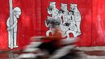 Kerennya Mural di Sepanjang Bantaran Kali Opak