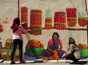 Lewat Mural, Dua Seniman Perempuan Indonesia Ini Go International