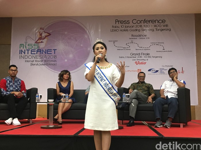 Miss internet 2017, Marsya Gusman. Foto: detikINET/Agus Tri Haryanto Miss internet 2017, Marsya Gusman. Foto: detikINET/Agus Tri Haryanto