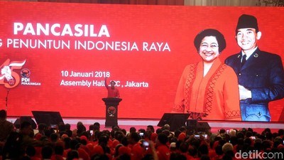 Presiden Jokowi Hadiri HUT ke-45 PDI Perjuangan