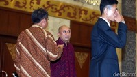 Kepala Staf Kepresidenan Teten Masduki juga terlihat di lokasi acara.