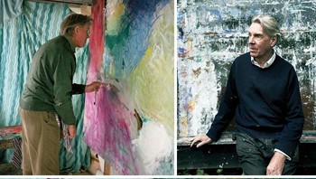 Seniman asal Inggris Sargy Mann melukis objek landscape meski matanya buta. Pada awalnya matanya masih bisa melihat meski samar-samar, namun ketika matanya sudah full tidak bisa melihat semenjak itu ia melukis lukisannya lebih kompleks dan misterius. Foto: Bored Panda