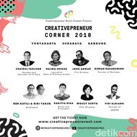 Creativepreneur 2018 Sapa Kreator Muda Yogya, Surabaya dan 