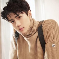 Member EXO lain yang punya bentuk wajah sempurna adalah Sehun EXO. Wajah tampan ditambah tubuh kekar dan suara berat Sehun memang membuatnya jadi favorit para fans. Foto: Instagram