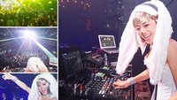 Setelah setop dari jagat video panas, Sora Aoi lebih fokus menjalani profesi lain. Ia juga lagi sibuk nge-DJ. Foto: Instagram/solaaoi