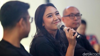 Ajang berbagi ilmu yang menampilkan banyak pembicara top ini merupakan gagasan dari Putri Tanjung. Foto: Grandyos Zafna/detikINET
