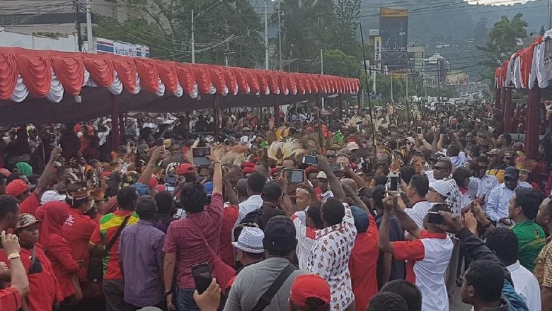 Diusung PDIP-Gerindra, John Wempi-Melkias Daftar Pilgub Papua Diusung PDIP-Gerindra, John Wempi-Melkias Daftar Pilgub Papua