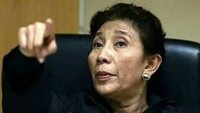 Kocak, Susi ancam tenggelamkan cowok yang suka follow akun sosmed perempuan seksi. Istimewa.