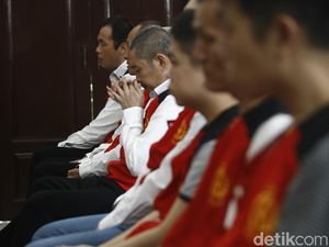 8 WN Taiwan Penyelundup 1 Ton Sabu Diadili, Terancam Hukuman Mati