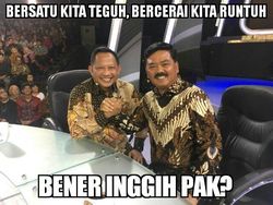 Meme Lucu Kapolri dan Panglima TNI Saat #MataNajwaPerdanaDiTrans7