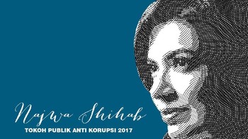 Najwa sebelumnya juga dinobatkan sebagai salah satu tokoh anti korupsi oleh ICW. Foto: Twitter