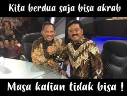 Meme Lucu Kapolri dan Panglima TNI Saat #MataNajwaPerdanaDiTrans7
