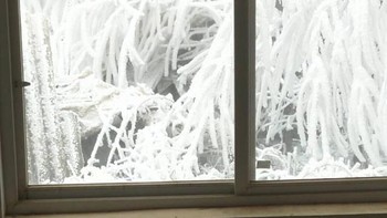 Salju yang terlihat dari ruang sekolah Wang. Foto: Peoples Daily