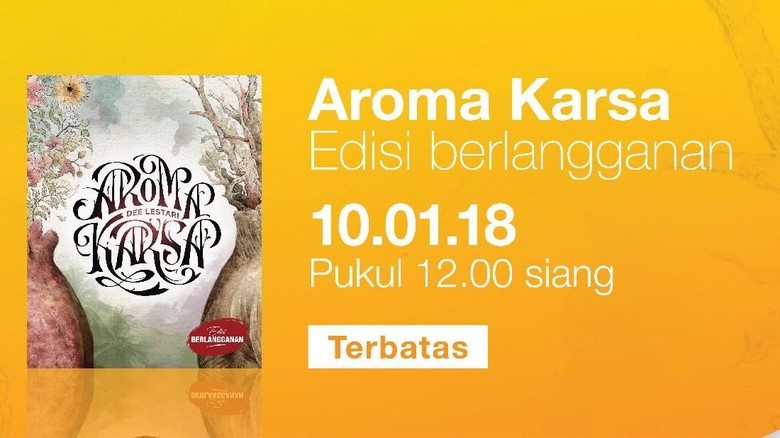 Menegangkan, Pre Sale Novel Aroma Karsa Sudah Dibuka Menegangkan, Pre Sale Novel Aroma Karsa Sudah Dibuka