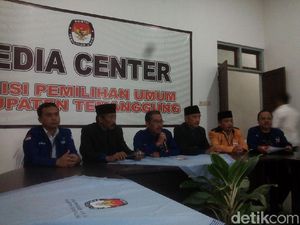 Dua Pasangan Calon Mendaftar Pilbup Temanggung Hari Ini