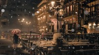 Untuk mendapat suasana terbaik saat musim dingin, Naagaoshi juga kerap datang ke sebuah destinasi dengan lanskap yang mendukung. Misalnya Ginzan Onsen di Yamagata Prefecture yang diketahui memiliki banyak bangunan jadul khas Jepang (@nagaoshi_ /Instagram)