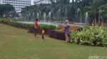 Dibikin Mirip Central Park, Ini Potret Monas Tanpa Pagar Rumput