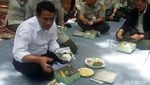 Wah, Mentan Makan Siang Lesehan Bareng Sopir hingga OB