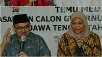 Ada dua pasangan calon yang mendaftar Pilgub Jateng 2018. Pendaftaran keduanya diterima oleh KPUD Jateng.