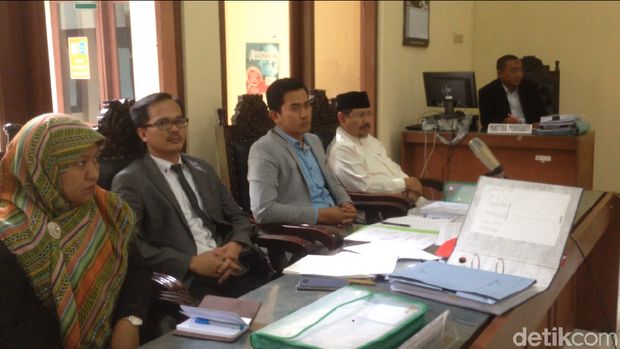  Sidang lanjutan atas gugatan HTI terhadap pemerintah di PTUN,Kamis (11/1/2018)
