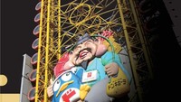 Untuk sekali berputar mengelilingi jalur, memakan waktu sekitar 15 menit. Pemandangan sekitar Dotonbori akan memanjakan mata traveler selama naik bianglala (dok Don Quijote)
