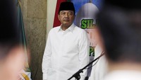 Budi Gunawan dikukuhkan menjadi wakil ketua majelis pakar DMI di Masjid Istiqal, Jakarta Pusat, Jumat (12/1/2018).