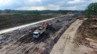 Sedangkan dalam sektor pembebasan lahan, sudah mencapai 96,68%. Dok. Jasa Marga.