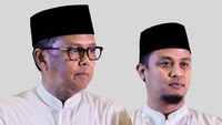 Pasangan Gubernur-Wagub Sulawesi Selatan terpilih, Nurdin Abdullah dan Andi Sudirman Sulaiman. Pasangan NA-Andi Sudirman Sulaiman menggungguli saingan terdekatnya Nurdin Halid-Aziz Qahar Mudzakkar (NH-Aziz). Paslon nomor 3 ini mendapatkan 1.867.303 suara dan NH-Aziz memperoleh 1.162.751 suara. (Foto: Redaksi)