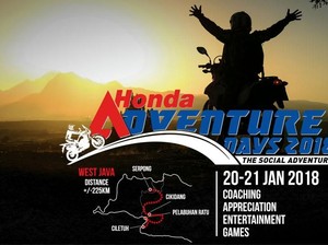 Ada Trek Seru dan Menantang di Honda Adventure Days 2018