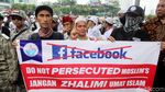 Massa FPI Berorasi di Kantor Facebook
