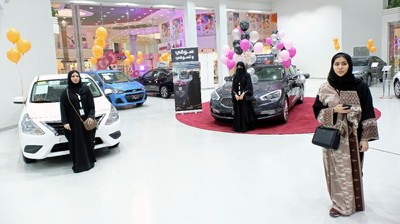 Ini Penampakan Showroom Mobil Pertama Khusus Wanita di Saudi